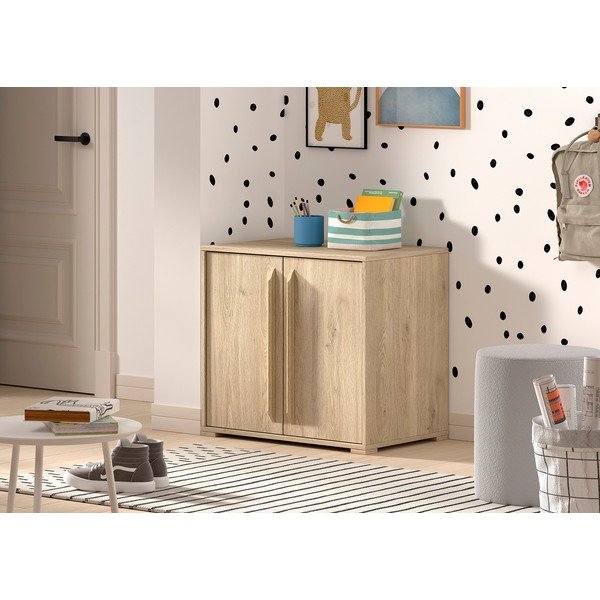 Comodă de copii în culoare naturală 68x62x43 cm Sam – Vipack-image-1