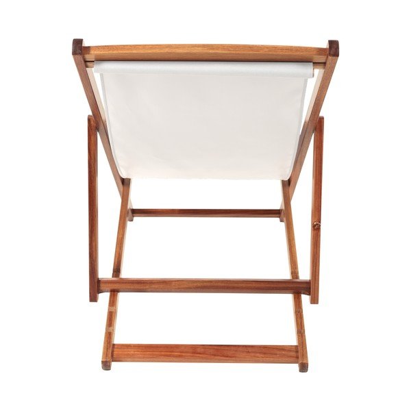 Șezlong de grădină bej/culoare naturală închisă din lemn masiv Dionysus – Bonami Essentials-image-3