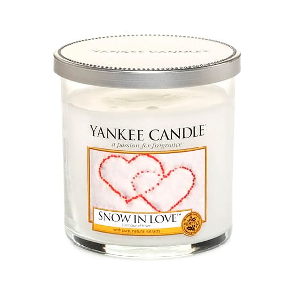 Lumânare parfumată Yankee Candle Snow In Love, timp de ardere 30 - 40 ore