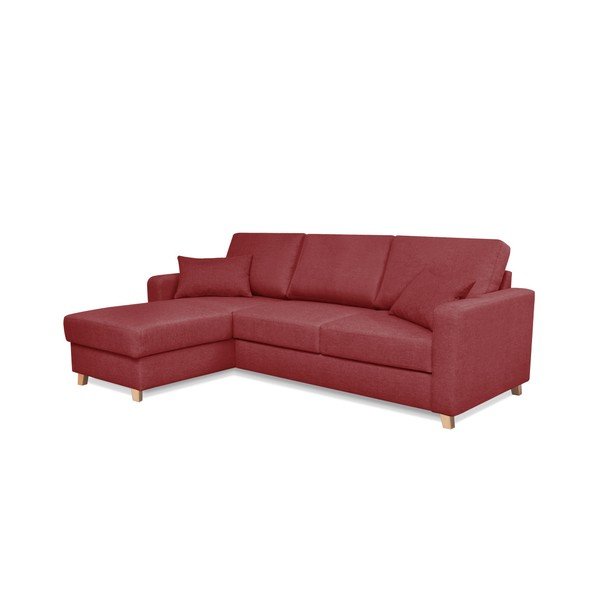 Canapea extensibilă Cosmopolitan design Nice, roșu-image-2