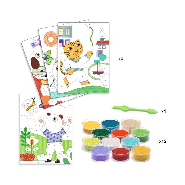 Set artistic cu nisip Djeco Sky-image-1