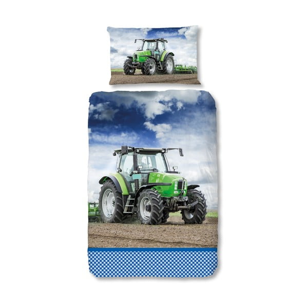 Lenjerie de pat pentru copii din flanelă pentru pat de o persoană 140x200 cm Strong – Good Morning