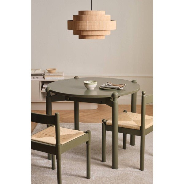 Masă de dining rotundă din lemn de fag ø 100 cm Kitchsoft – Ellos Home-image-1