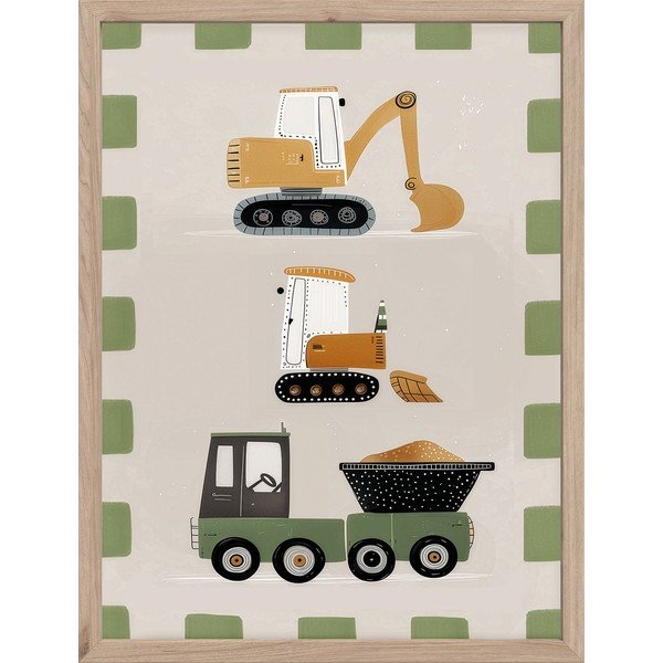 Tablou pentru copii 30x40 cm Baby The Builder – Styler