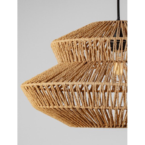 Lustră în culoare naturală cu tapițerie din frânghie ø 50 cm Nua – Nova Luce-image-1