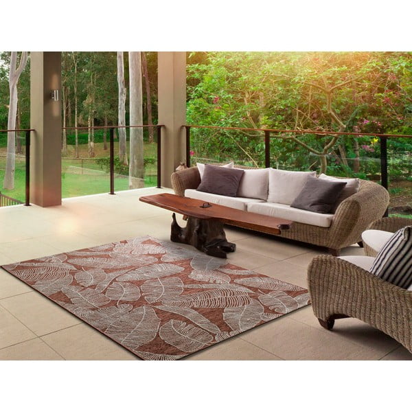 Covor de exterior Universal Sigrid, 58 x 110 cm, portocaliu-image-1