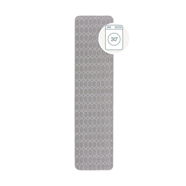 Covor tip traversă gri deschis lavabil 57x230 cm Argyll – Flair Rugs