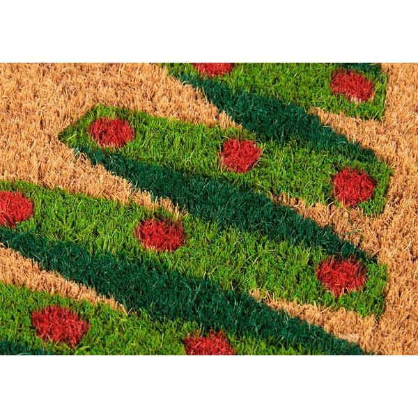 Covoraș de intrare din fibre de nucă de cocos 40x70 cm  cu model de Crăciun Merry Christmas – Hanse Home-image-2