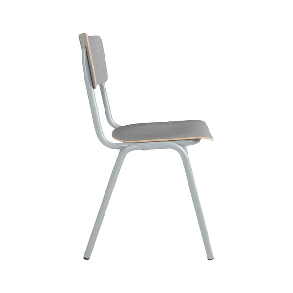 Scaune de dining gri 4 buc. Back to school – Zuiver-image-2