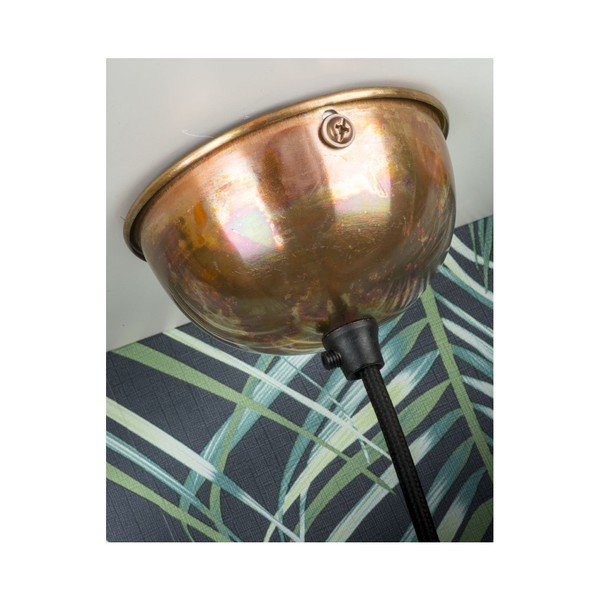Lustră aurie cu abajur din metal ø 43 cm Meknes – it's about RoMi-image-2