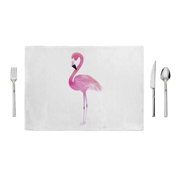 Suport farfurie Home de Bleu Standing Flamingo, 35 x 49 cm