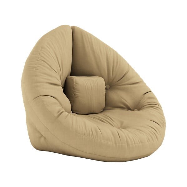 Fotoliu pentru copii galben Mini Nido - Karup Design