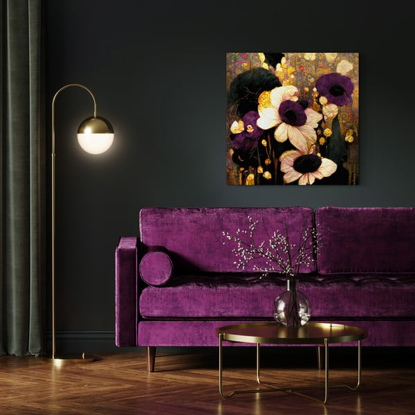 Tablou 60x60 cm Golden Meadow – Styler-image-1