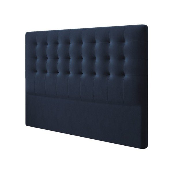 Tăblie pentru pat cu tapițerie de catifea Windsor & Co Sofas Athena, 160 x 120 cm, albastru închis-image-2