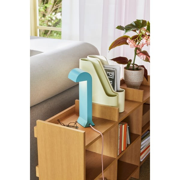 Bibliotecă în culoare naturală cu aspect de lemn de stejar 120x70x32 cm Momentum – Hübsch-image-3