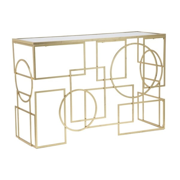 Masă consolă aurie 41x120 cm Marie – Mauro Ferretti-image-1