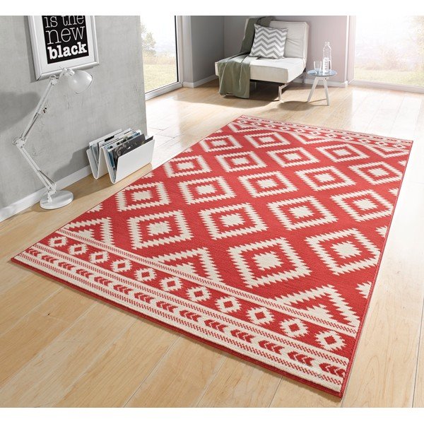 Covor tip traversă Hanse Home Gloria Ethno, 80x200 cm, roșu-image-1