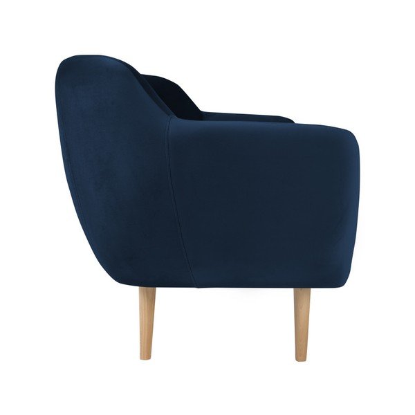 Canapea cu 3 locuri Mazzini Sofas AMELIE, albastru închis-image-3