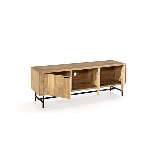 Comodă TV în culoare naturală din lemn de mango 145x50x40 cm Mundra – MOME-image-4