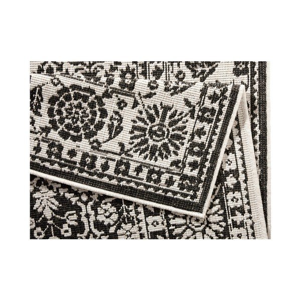 Covor reversibil Bougari Curacao, 120 x 170 cm, negru - alb-image-4