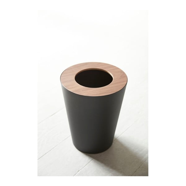 Coș de gunoi YAMAZAKI Rin Round, negru-image-3