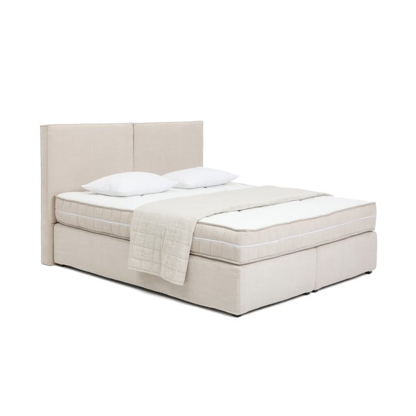 Pat boxspring bej 160x200 cm Olia Bold – Bonami Selection