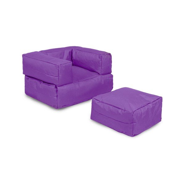 Beanbag de grădină pentru copii 2 buc. Single – Floriane Garden-image-2