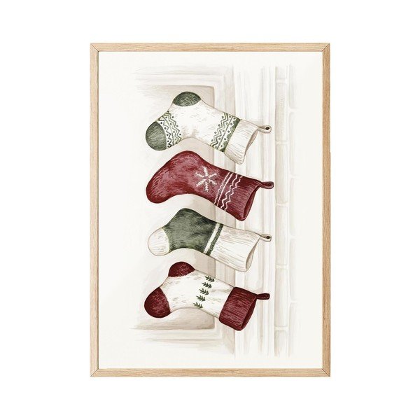 Tablou cu ramă imprimat 30x40 cm – Wallity