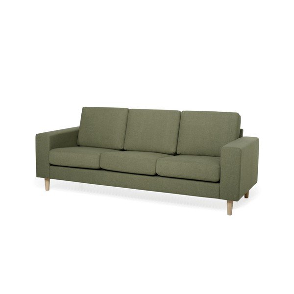 Canapea cu 3 locuri Scandic Focus, verde-image-1