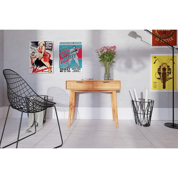 Masă de toaletă din lemn de fag 90x40 cm Greg - The Beds-image-3