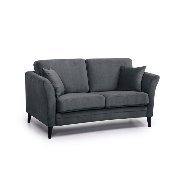 Canapea gri   din catifea 165 cm Eden - Scandic-image-2