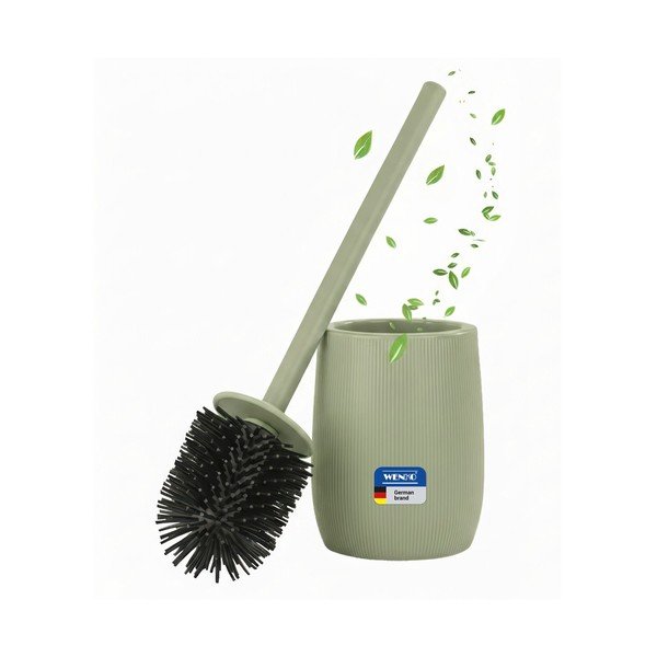 Perie de WC verde din ceramică Fablo – Wenko-image-2