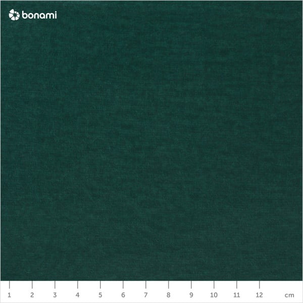 Colțar extensibil cu tapițerie de catifea și șezlong pe partea dreaptă Windsor & Co Sofas Nuage, verde smarald-image-1