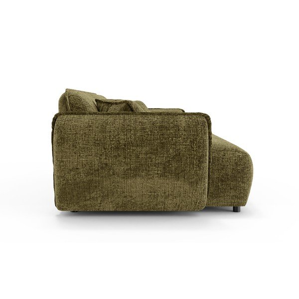 Canapea verde cu tapițerie din chenille 250 cm Nelia Big – Ropez-image-3