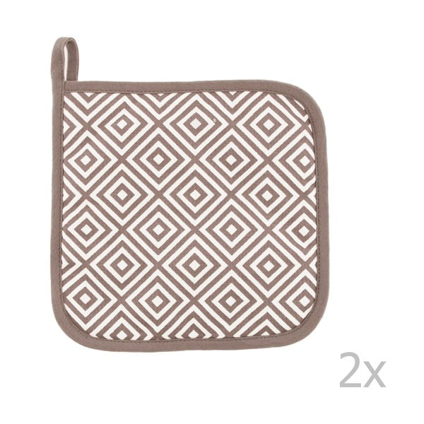 Mănuși de bucătărie 2 buc. din bumbac Geo – Tiseco Home Studio-image-1