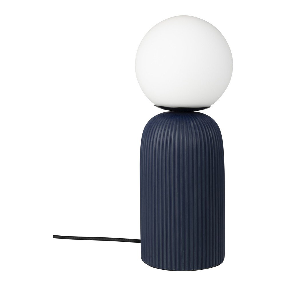 Veioză albastră din ceramică cu abajur din sticlă (înălțime 38 cm) Dash – Zuiver