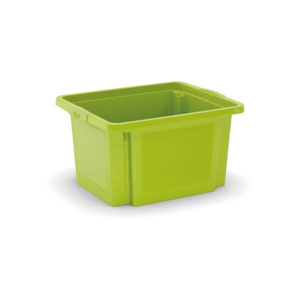Cutie de depozitare verde din plastic 42x35x23 cm H-Box S – KIS