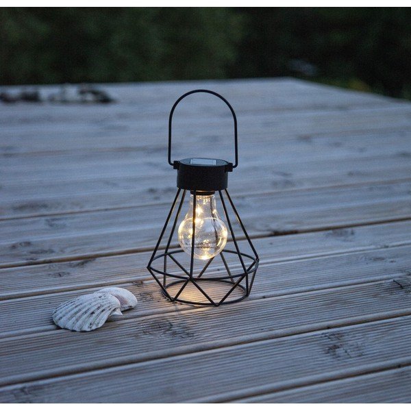 Felinar cu LED Star Trading Eddy, înălțime 15,5 cm, negru-image-1