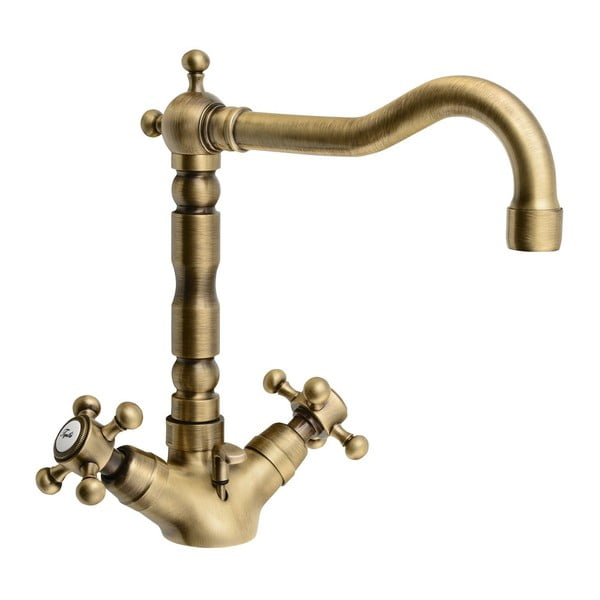 Baterie în culoarea bronzului pentru chiuvetă înaltă Antea – Sapho
