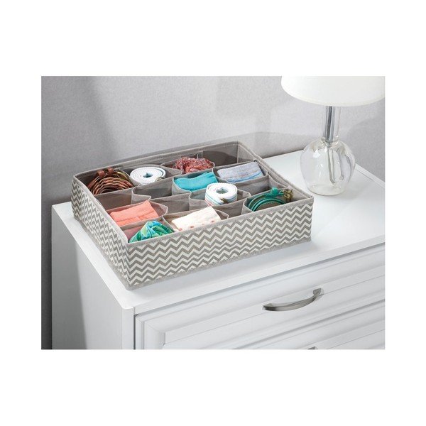Organizator pentru 16 perechi șosete iDesign Aldo, 35 x 27 cm-image-2
