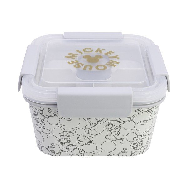 Cutie de gustări pentru copii albă din plastic Mickey Mouse – STOR-image-2