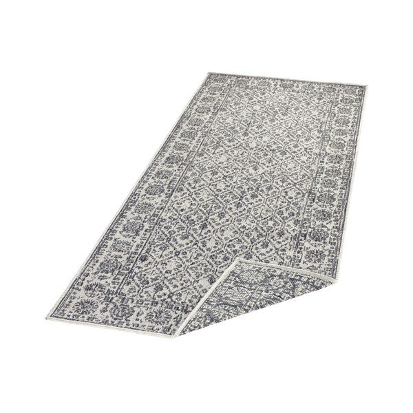 Covor reversibil adecvat interior/exterior Bougari Curacao, 80 x 150 cm, gri-crem-image-3