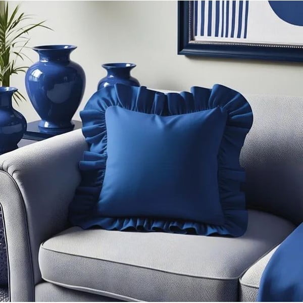 Față de pernă din amestec de bumbac 40x40 cm Ruffled – Mila Home-image-3