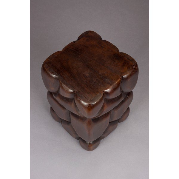 Măsuță auxiliară din lemn de mango 30x30 cm Brooklyn – Dutchbone-image-3