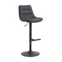 Scaun de bar gri cu înălțime ajustabilă (înălțime șezut 65 cm) Adisa – Actona