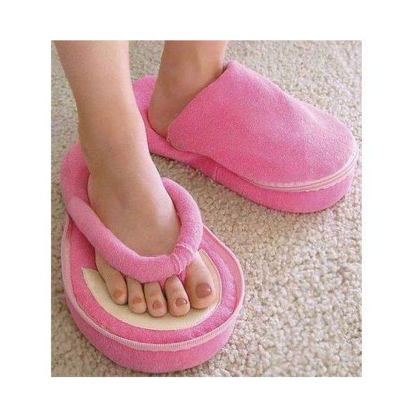 Papuci din spumă cu memorie pentru pedichiură InnovaGoods-image-1