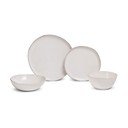 Serviciu de masă 24 buc. din gresie Snow Heart – Bonami Essentials