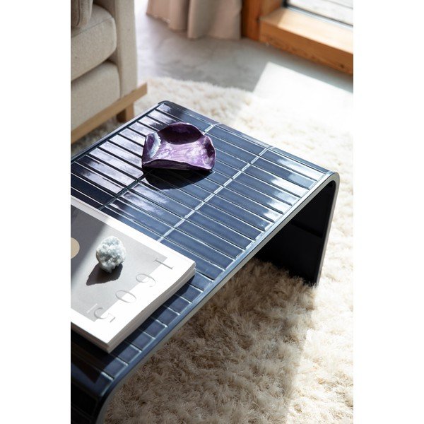 Măsuță de cafea albastră din ceramică 47x80 cm Tiles – Zuiver-image-3