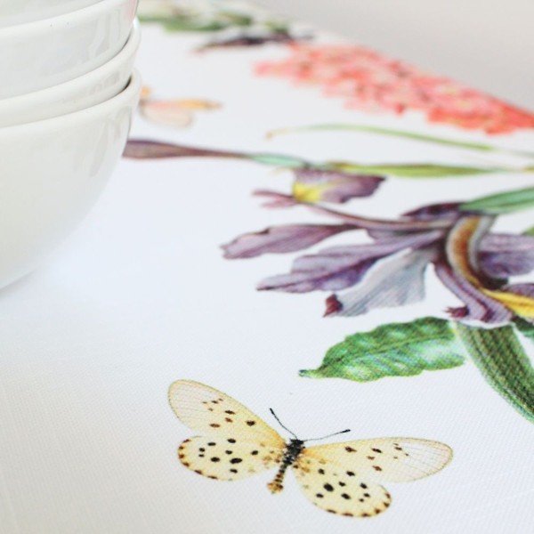 Față de masă din bumbac Happy Friday Basic Spring Time, 150 x 150 cm-image-1