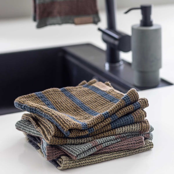 Prosop de bucătărie din bumbac organic 50x70 cm Elvira – Mette Ditmer Denmark-image-3